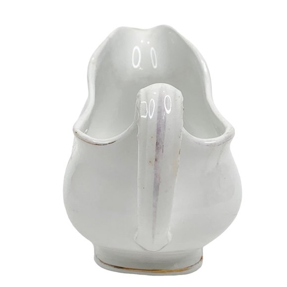 Vintage Maddock & Co Royal Stone China Gravy Boat Burslem England Pink Dianthus - Picture 5 of 11